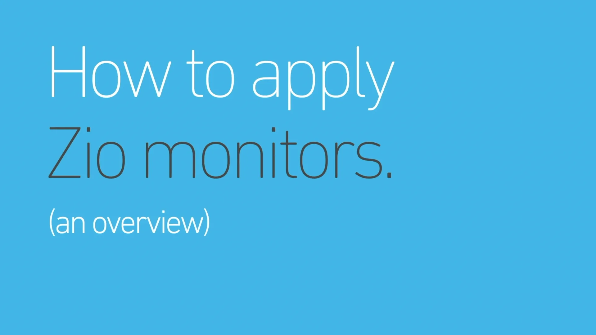 Zio Monitor InClinic Application Instructions UK on Vimeo