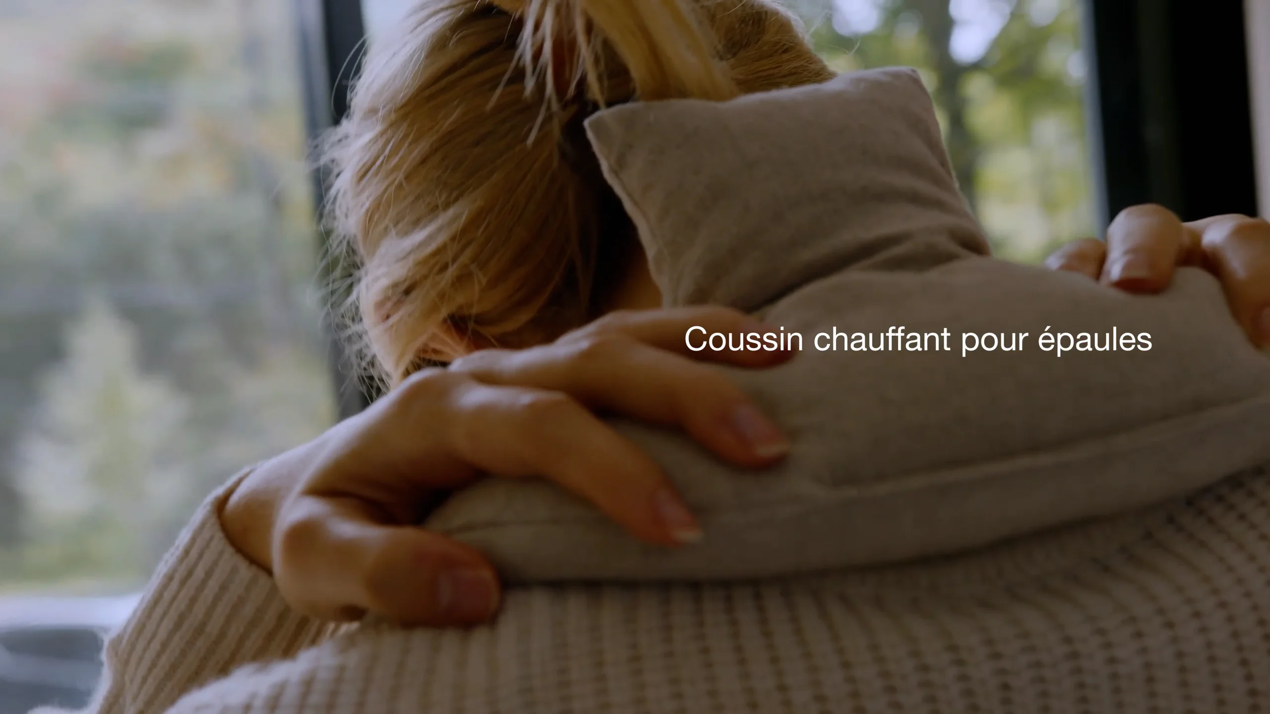 Amma Thérapie - Coussin chauffant pour les épaules 