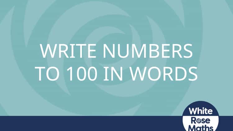 Number Names 1 to 100, Spelling