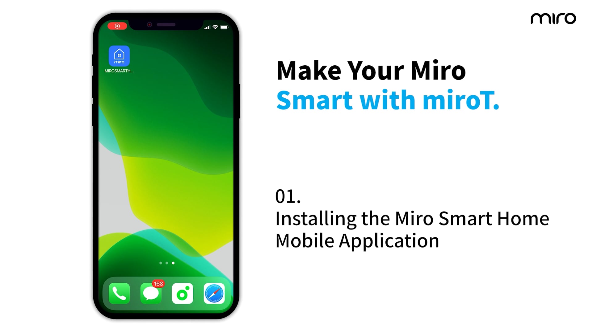 MH7000 Connecting miroT for Smart Home Usage on Vimeo