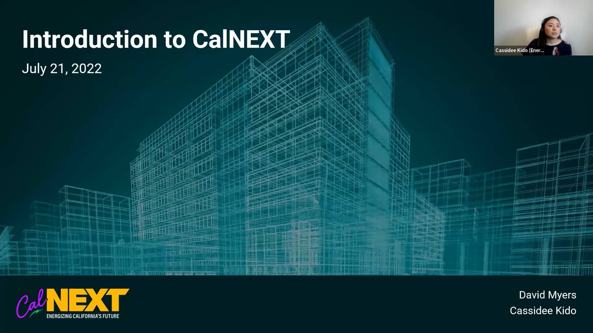 Introduction to CalNEXT Webinar July 21, 2022 on Vimeo