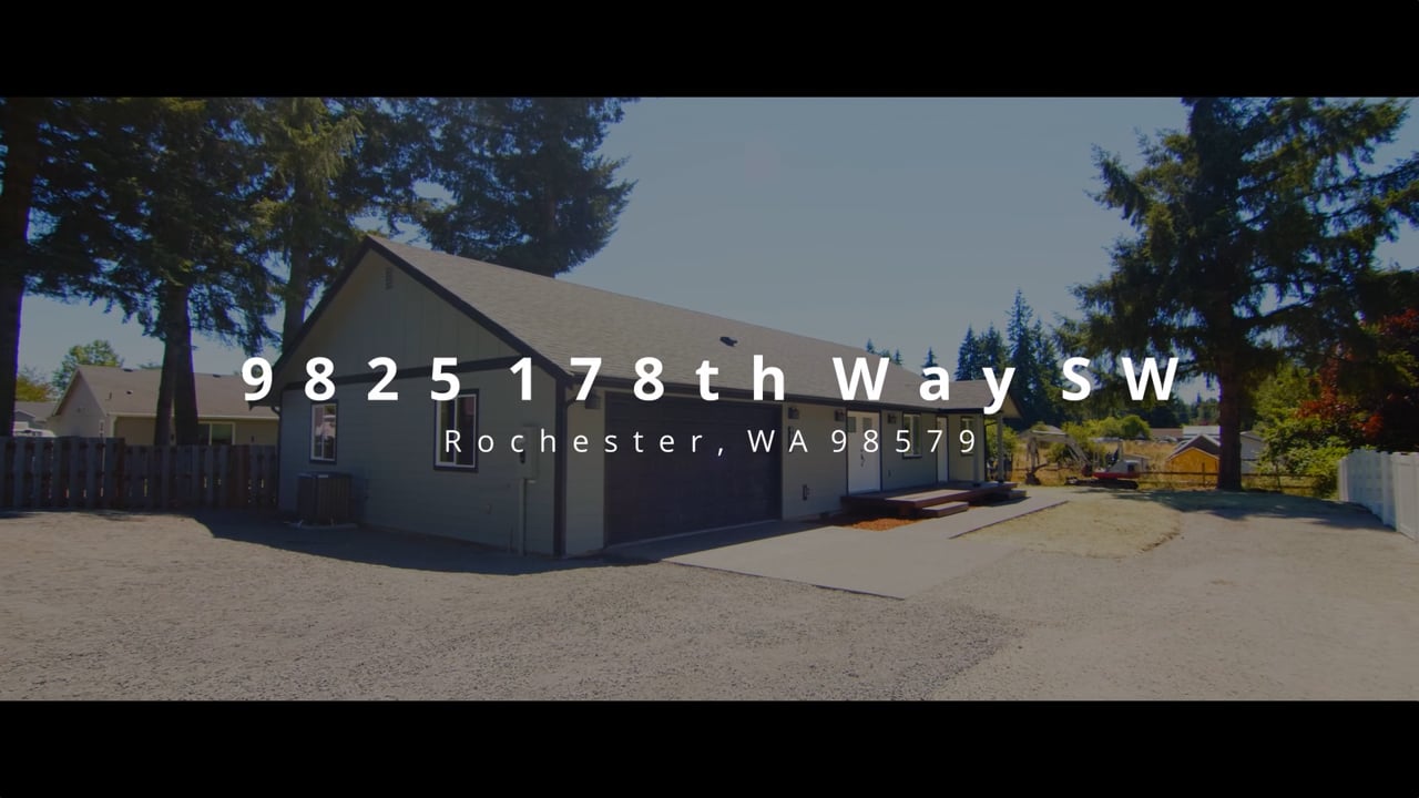 9825 178th Way SW, Rochester, WA 98579.mov