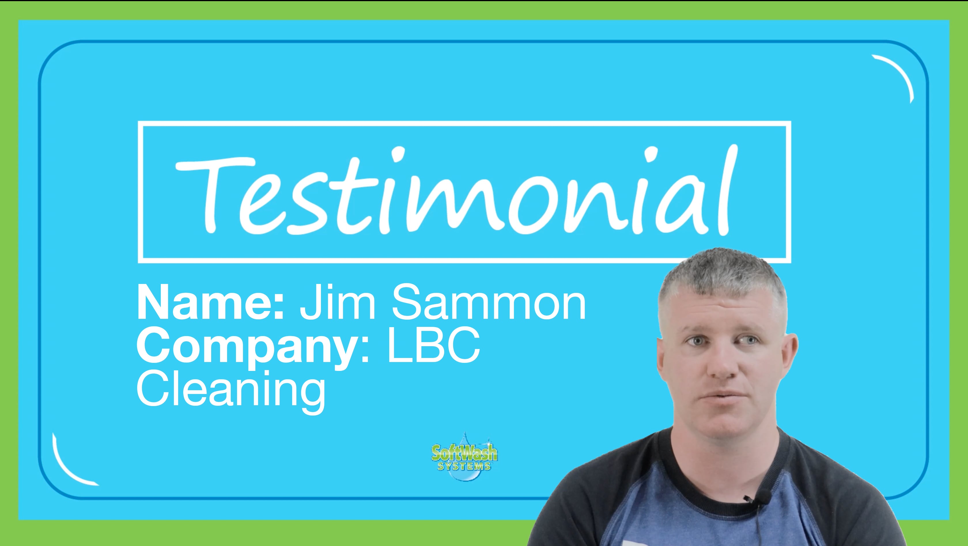 Jim Sammon from LBC Cleaning 'Testimonial' on Vimeo