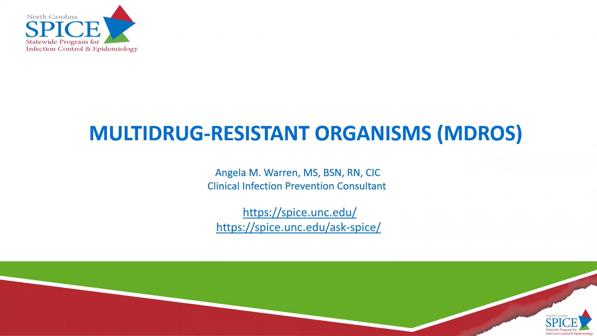 MultidrugResistant Organisms (MDROs) 07212022 on Vimeo