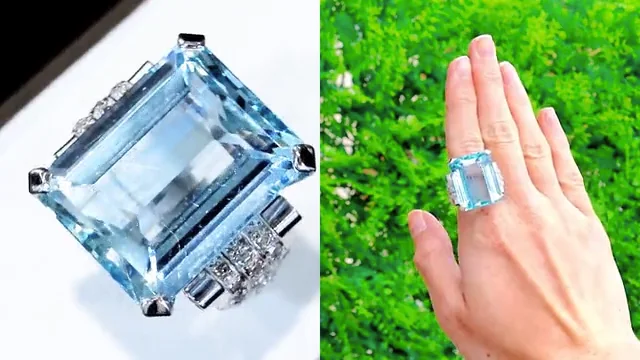 Asprey aquamarine ring hotsell