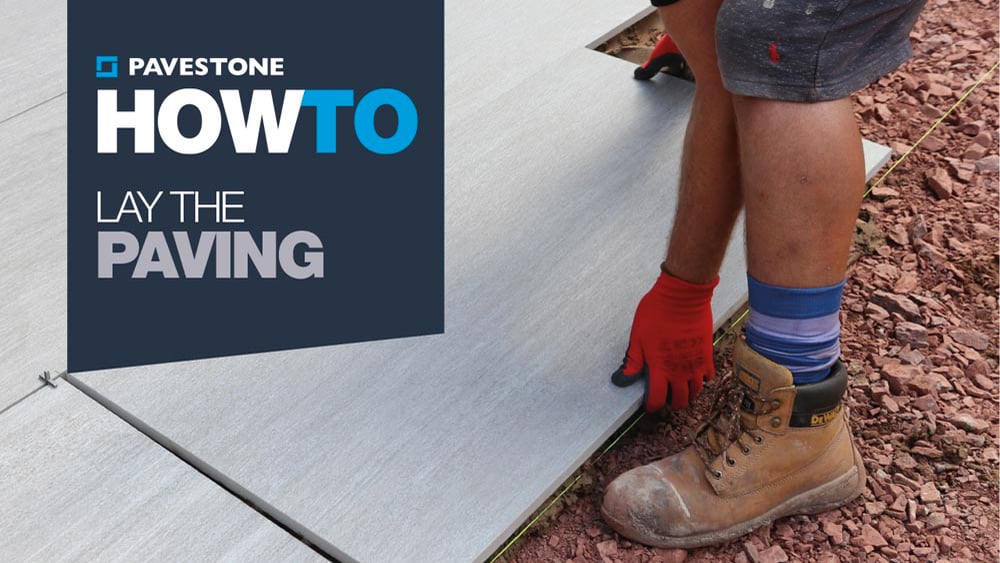 Pavestone How to Lay Porcelain Patio Paving Tiles on Vimeo