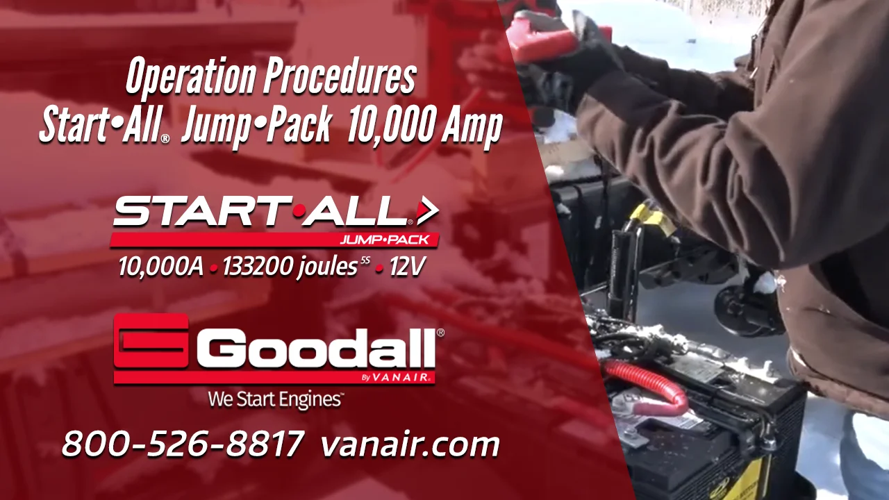 Operation Procedures for the Start•All Jump•Pack® 10,000A • 133200