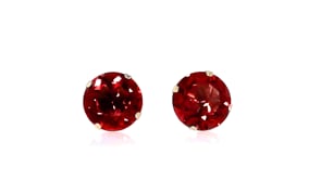 4.20 ct. t.w. Garnet Martini Stud Earrings in 14kt Yellow Gold