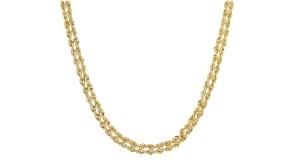 14kt Yellow Gold Rope Chain Necklace