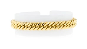 Italian 18kt Yellow Gold Cuban-Link Bracelet