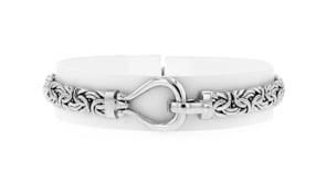 Sterling Silver Byzantine Bracelet