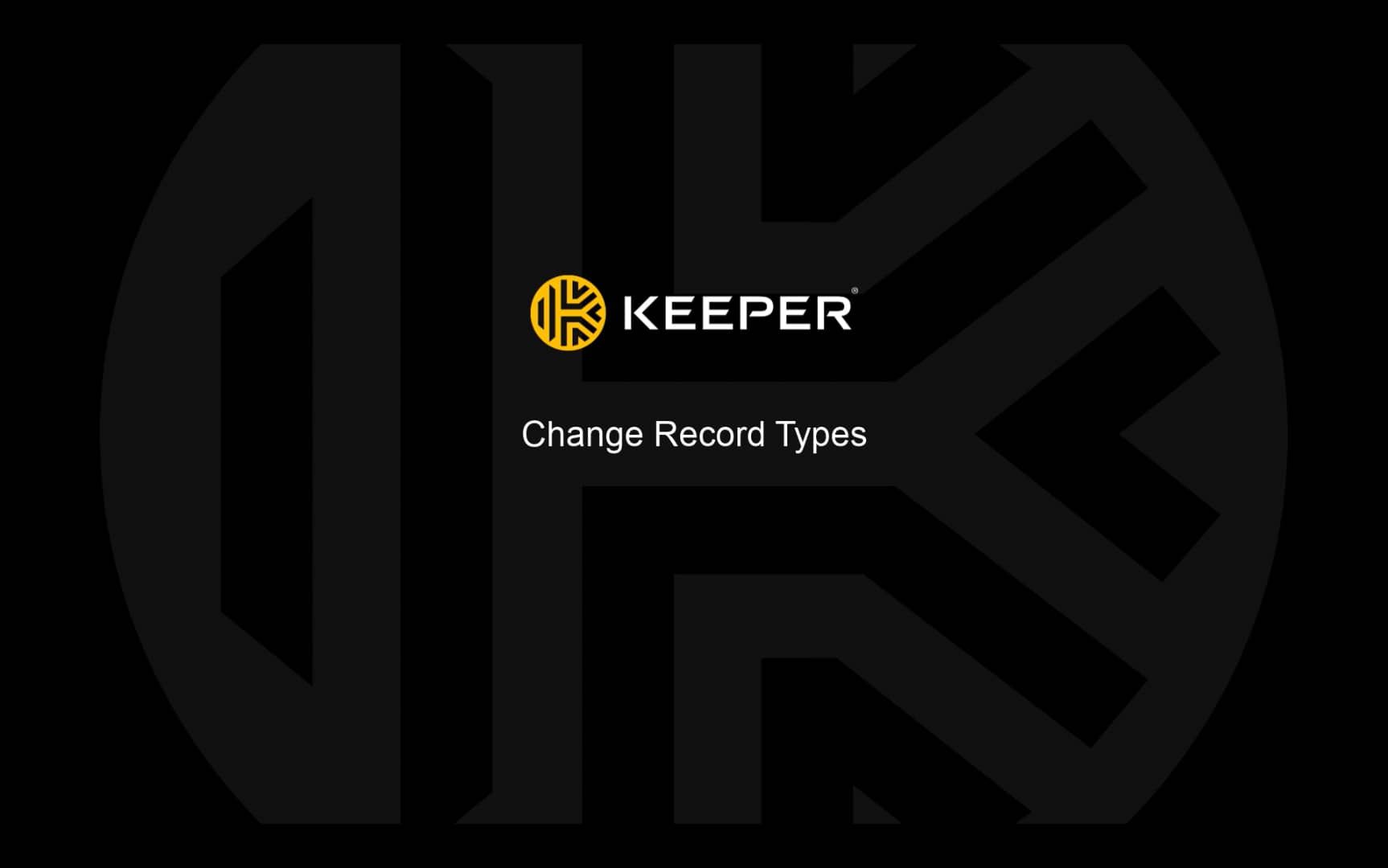 Change Record Types on Vimeo