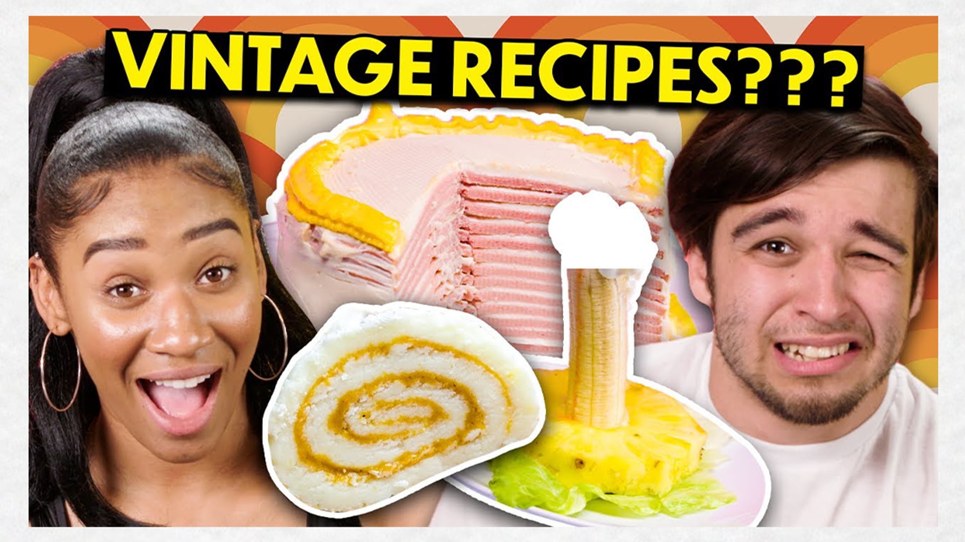 REACT (Facebook) - Gen Z Tries Vintage Recipes! | People Vs. Food