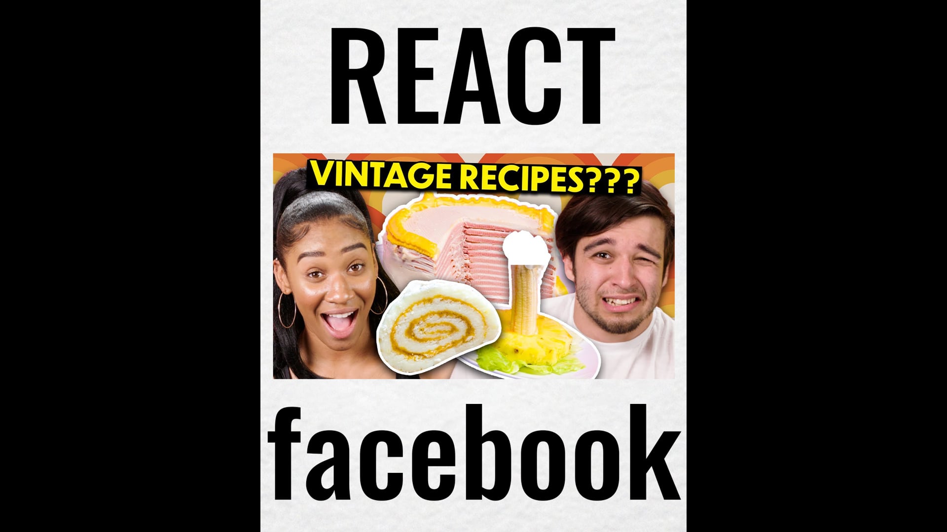 REACT (Facebook) - Gen Z Tries Vintage Recipes! | People Vs. Food