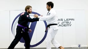 De La Riva Sweep Attempt Variation to Back Take or Knee Cut