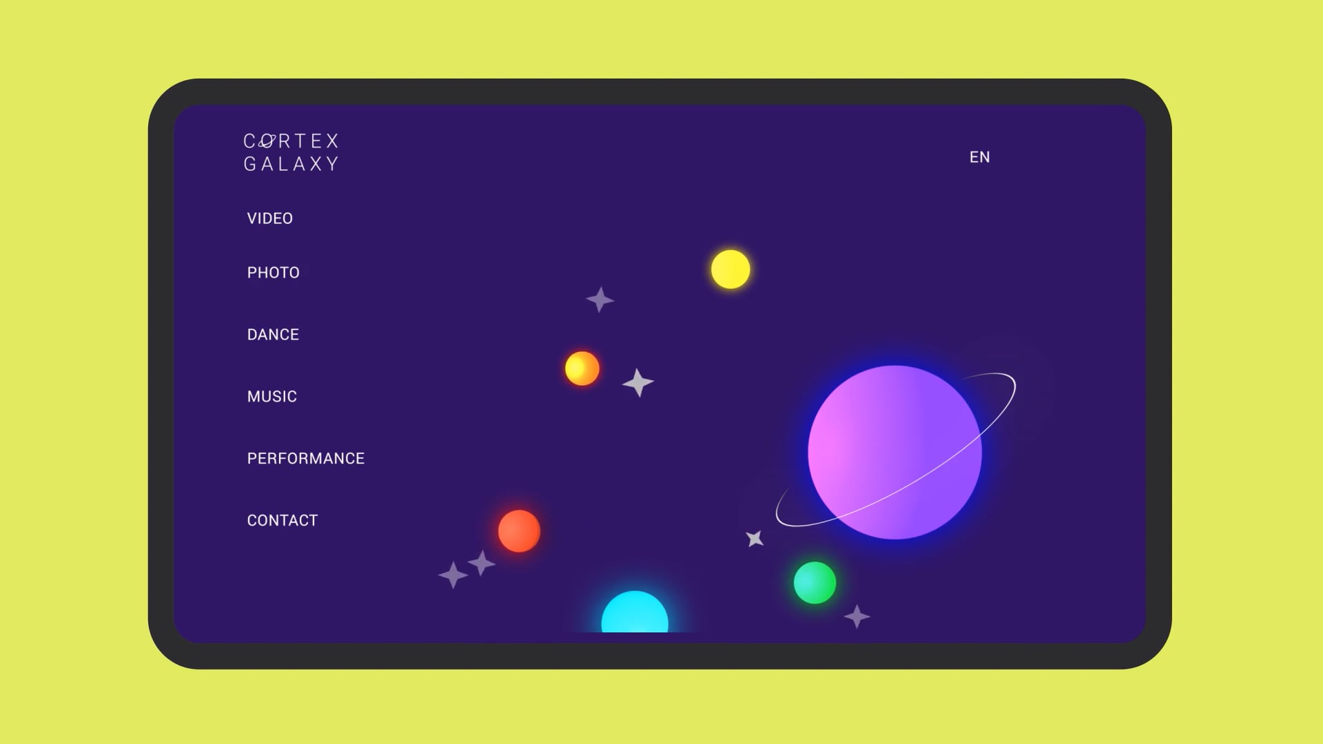 Cortex galaxy video on Vimeo