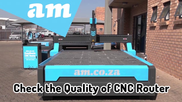 Quality Check on EasyRoute CNC Router, Components and Specs, Water Cooled Spindles and HSD Spindles