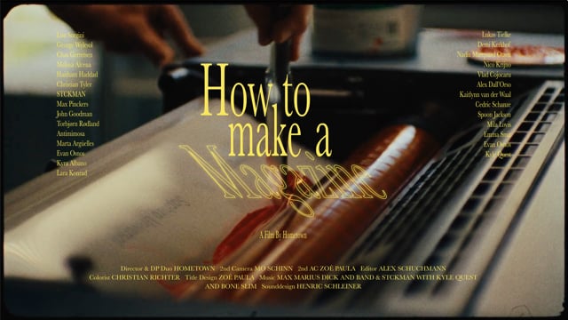 HOW TO MAKE A MAGAZINE