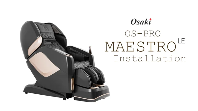 Osaki OS-4D Pro Maestro Le Massage Chair - Black