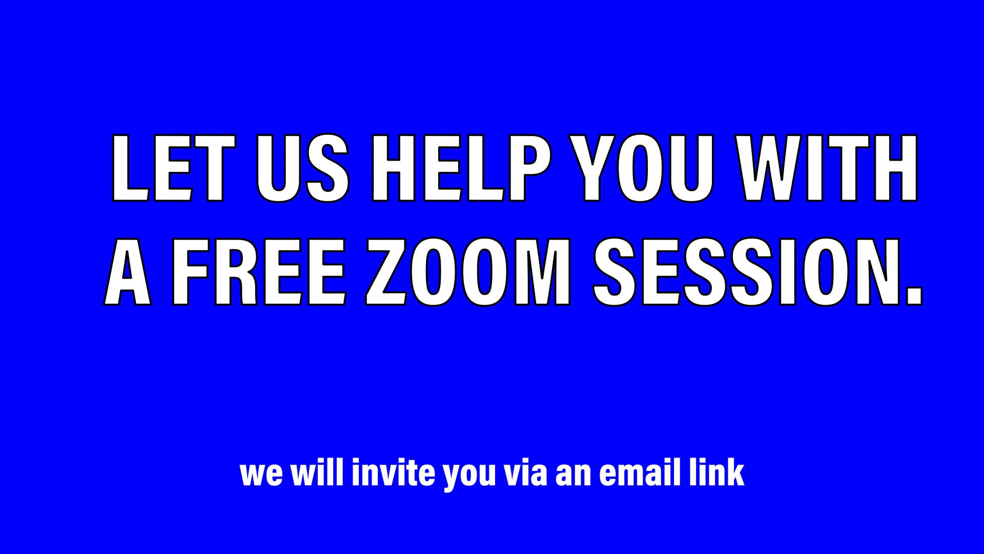 Free Zoom Session