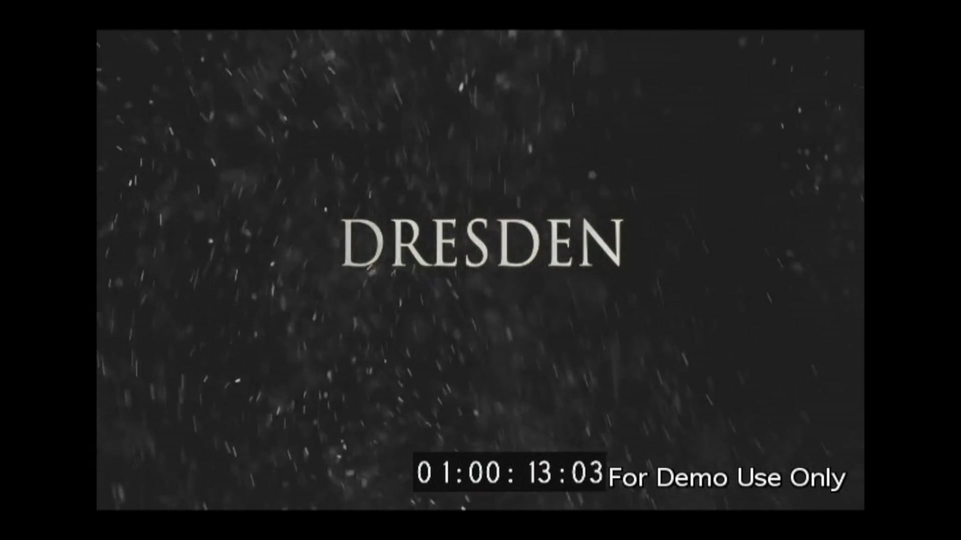 Sound Mixing Demo Reel 3: Dresden (Post)