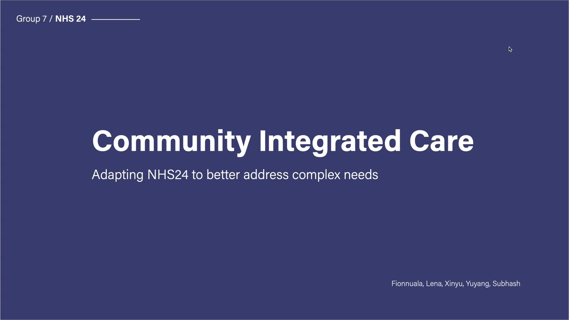 Community Integrated Care on Vimeo