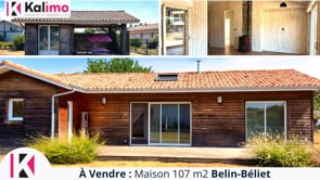 À Vendre : Maison 107 m2 Belin-Béliet