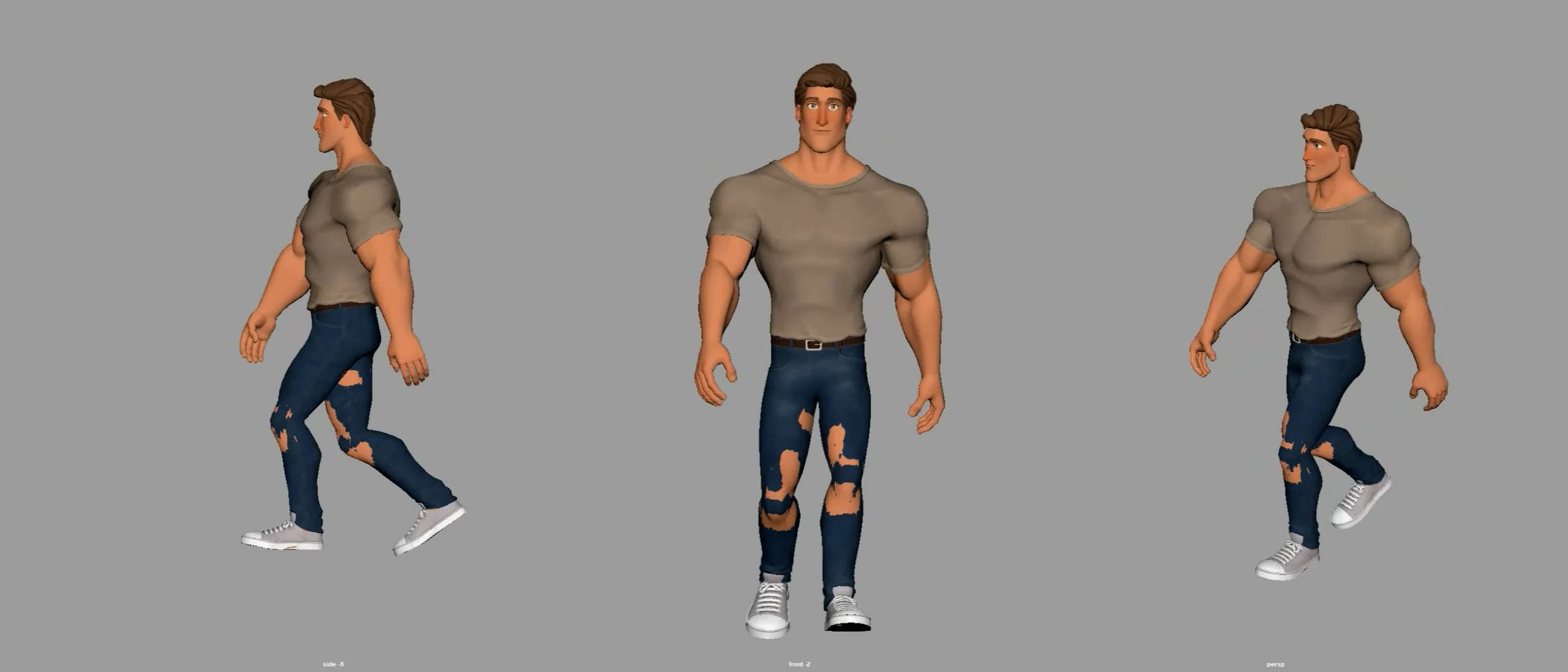 Dude basic walk cycle on Vimeo