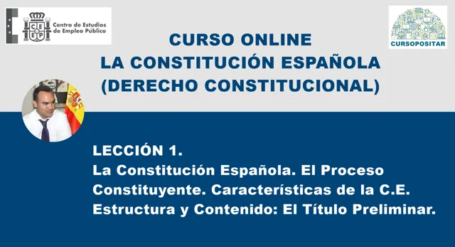 Características de la Constitución Española 