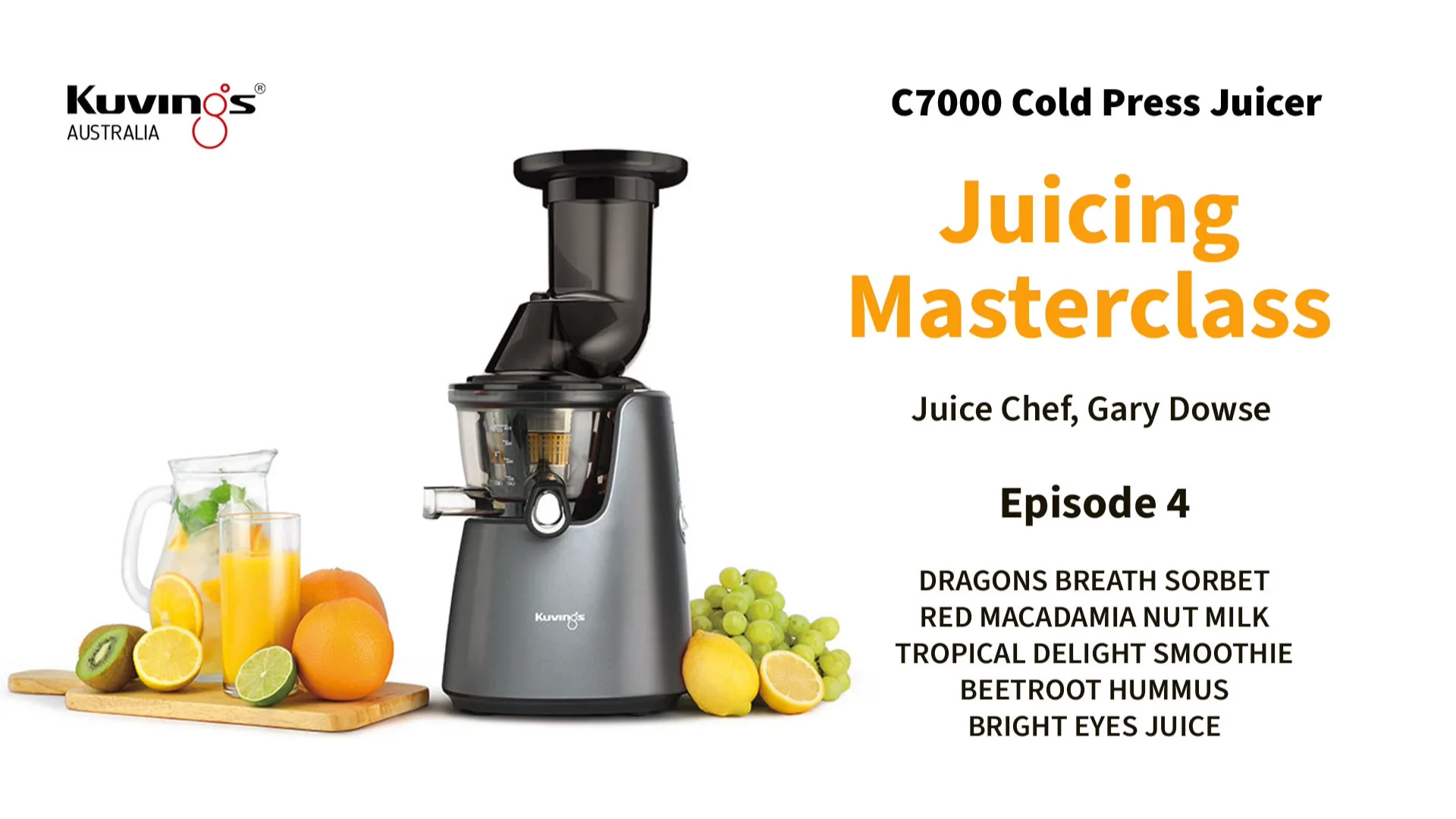 Kuvings REVO830 Cold Press Juicer on Vimeo