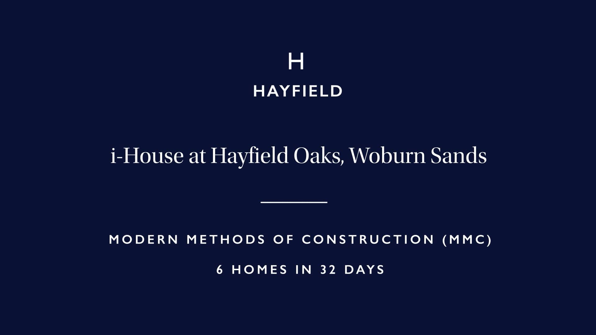 iHouse at Hayfield Oaks, Woburn Sands on Vimeo