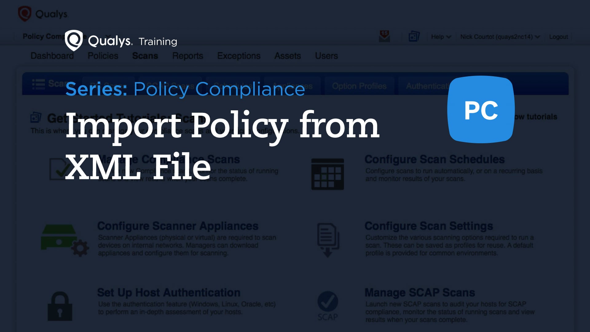 Import Policy from XML File