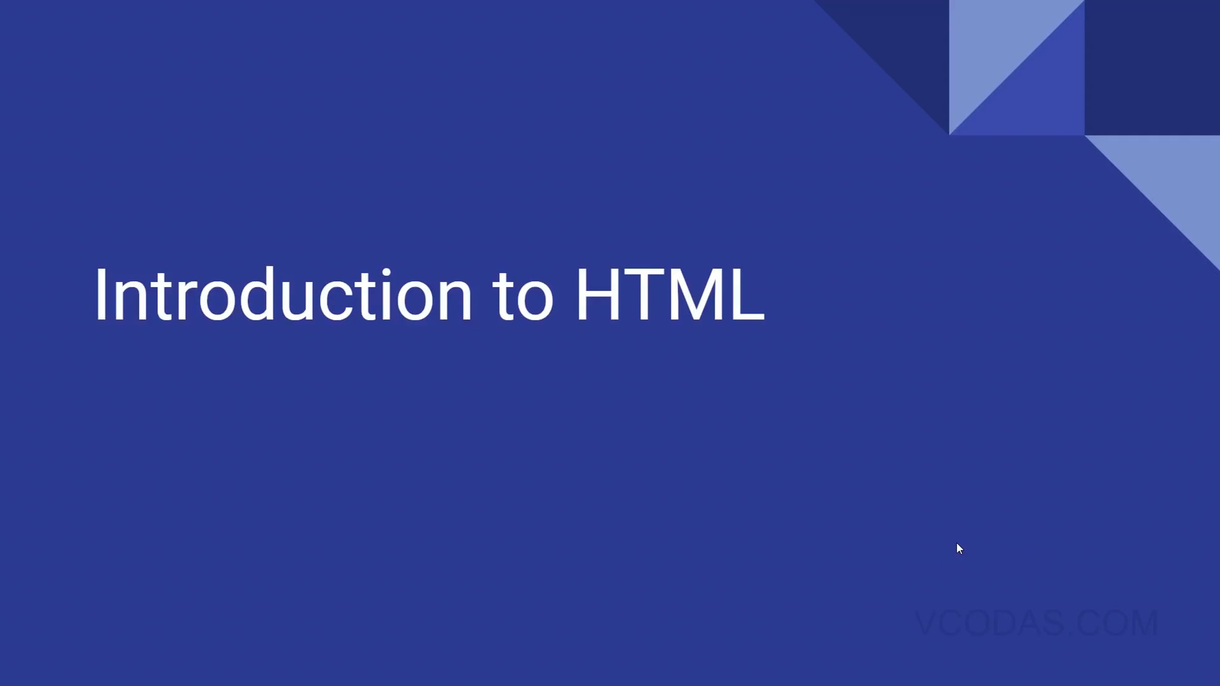 HTML Introduction | Videos & Movies on Vimeo