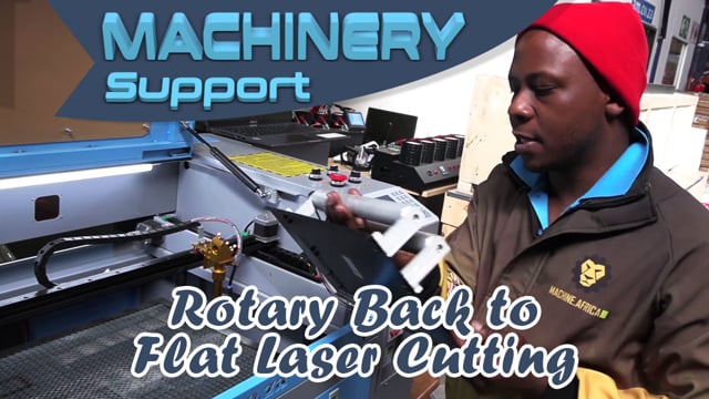 Revert Back to Flat Laser Cutting Mode After Done Rotary Engraving on 6040 TruCUT Laser Machine (Part 3)