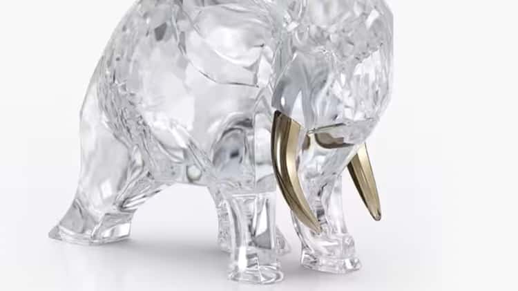 Swarovski African Sunset Elephant, Hami, 5557855 on Vimeo