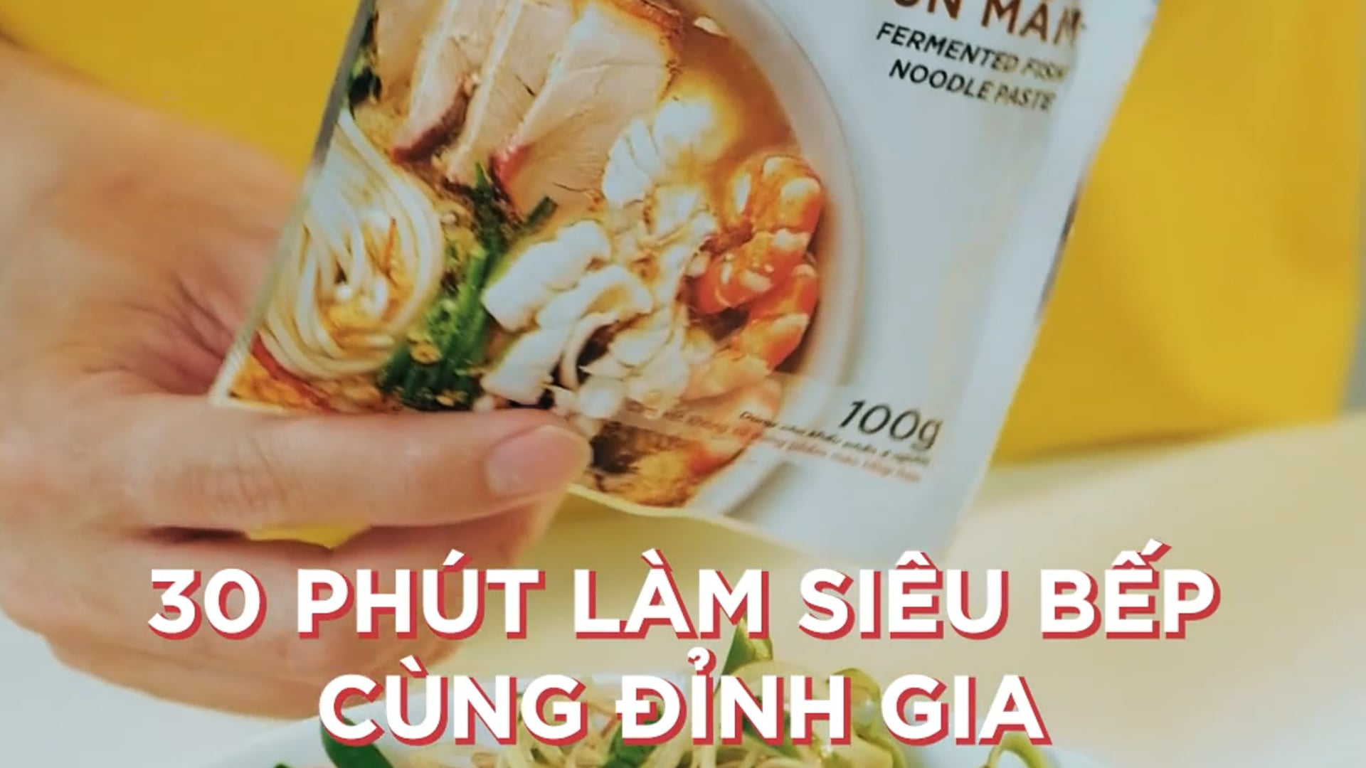 ĐỈNH GIA | 30S COOKING TUTORIAL TIKTOK VIDEO SERIES | BÚN MẮM