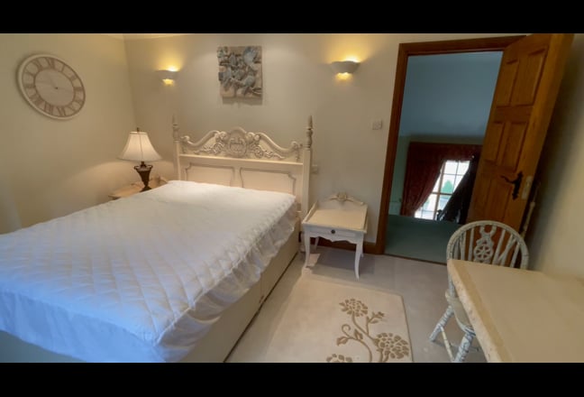 Video 1: Large double bed with side table