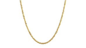 Italian 2mm 18kt Gold Over Sterling Silver Diamond-Cut Crisscross Chain Necklace