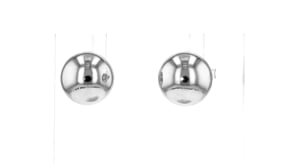 12mm Sterling Silver Ball Stud Earrings