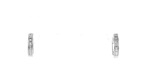 10 ct. t.w. Diamond Huggie Hoop Earrings in Sterling Silver