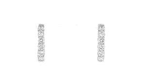 4.60 ct. t.w. CZ Inside-Outside Hoop Earrings in Sterling Silver