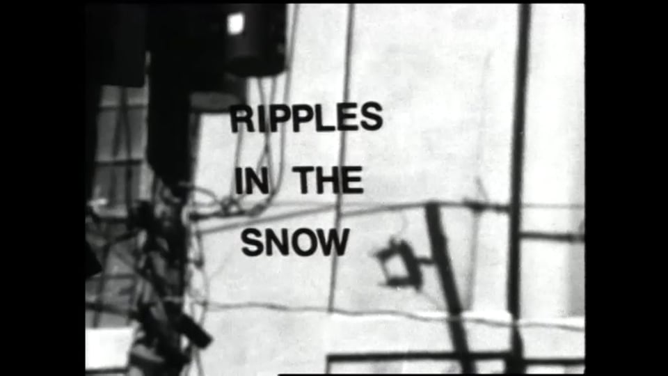 Ripples in the Snow