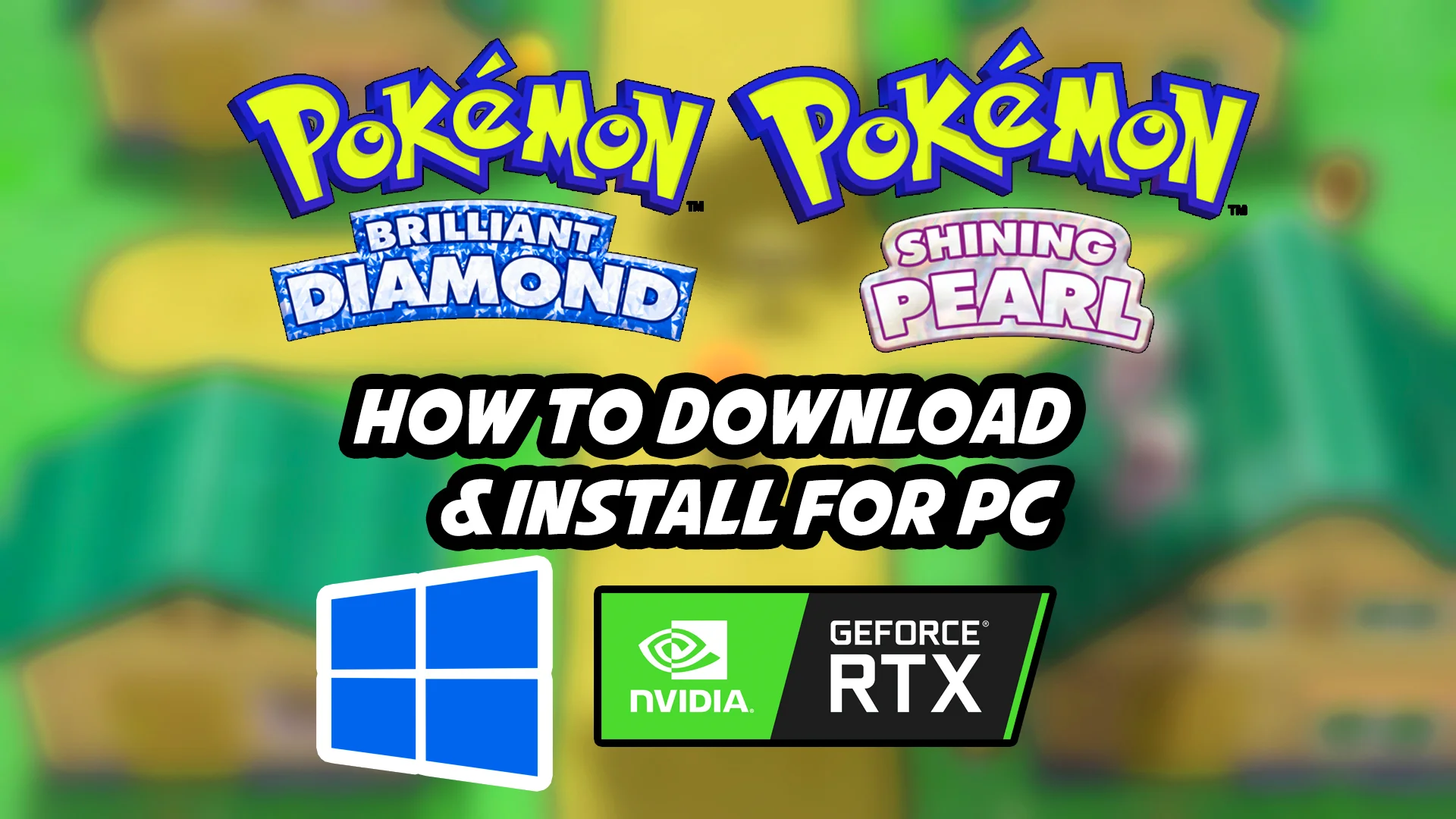 How to Play Pokémon BDSP on PC  Official Pokémon Brilliant Diamond (XCI) 