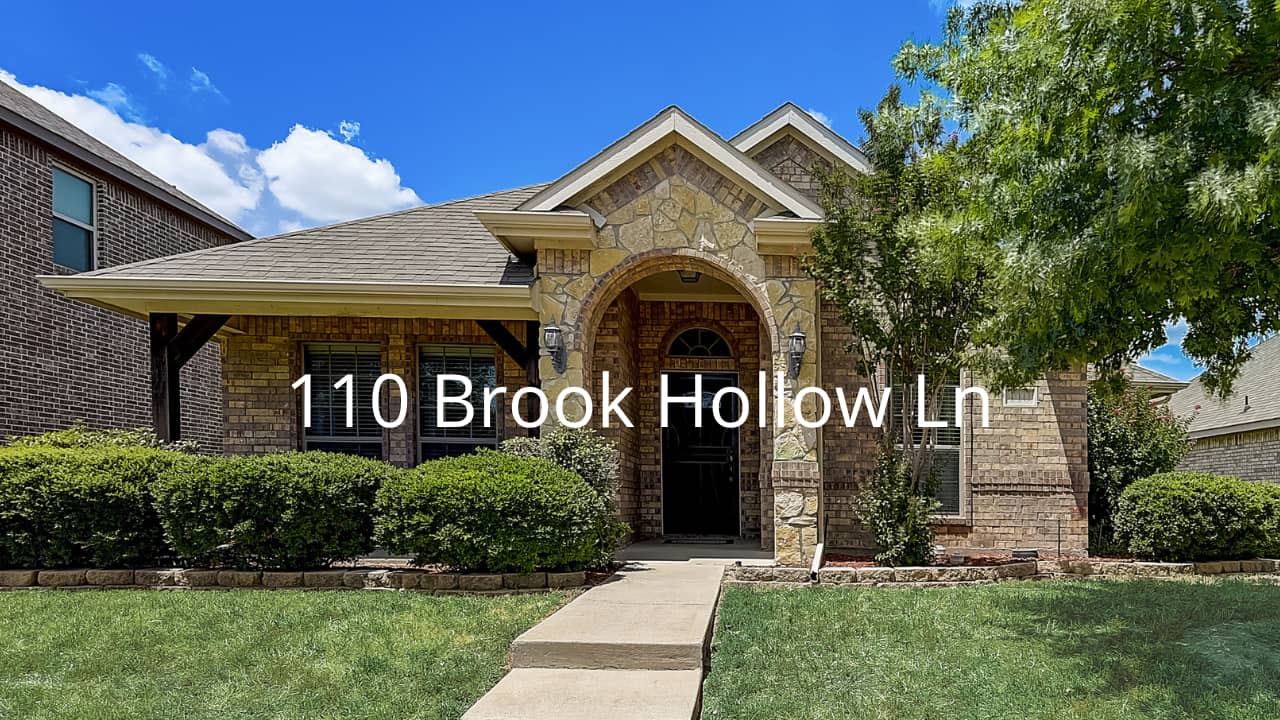 110 Brook Hollow Ln, Red Oak, TX 75154 on Vimeo