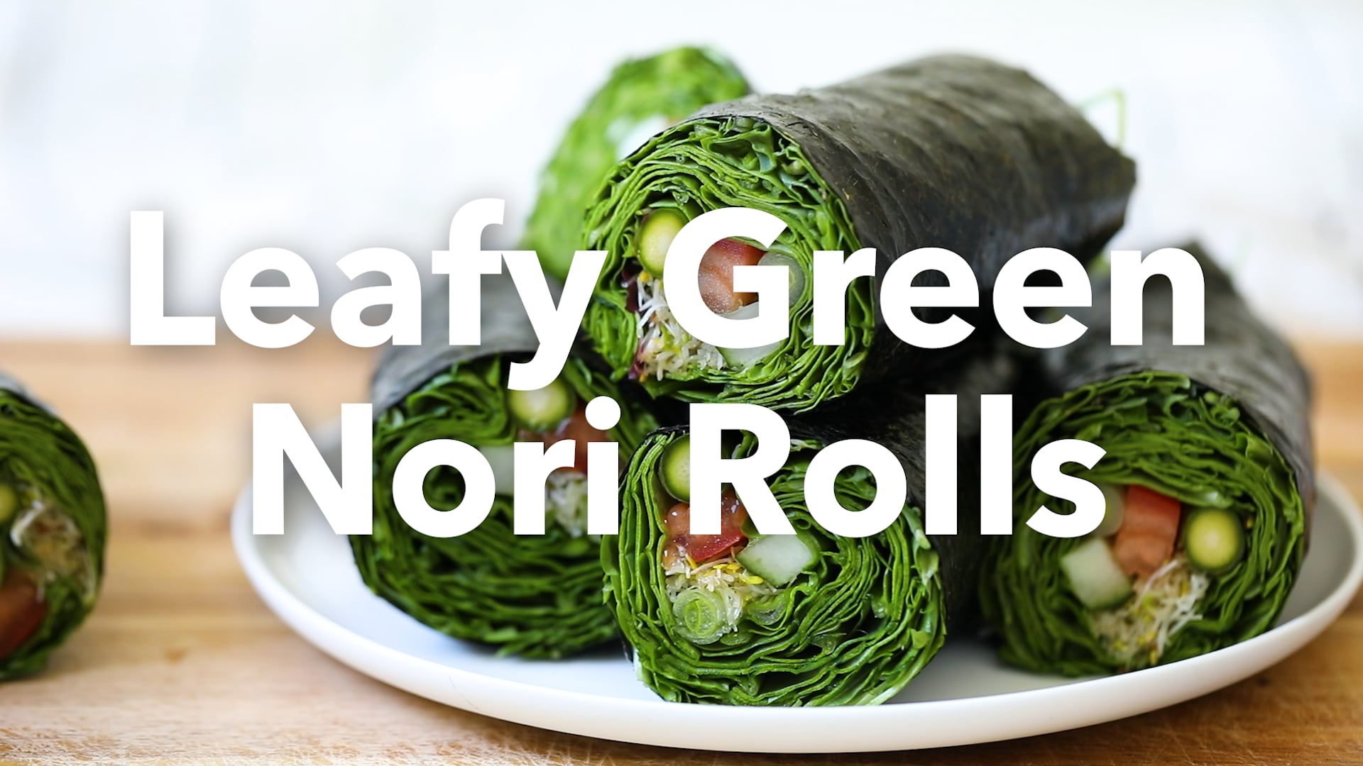 Leafy Green Nori Rolls on Vimeo