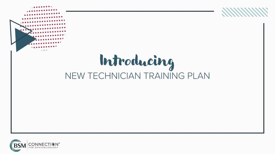 Technician Training Plan on Vimeo