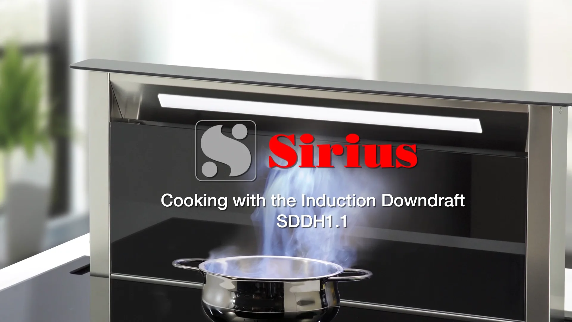 Sirius Rangehoods Cooking with the Induction Downdraft on Vimeo