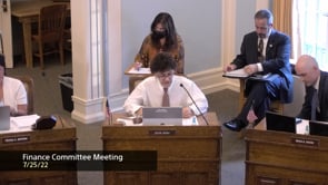 Finance Committee 7-25-22