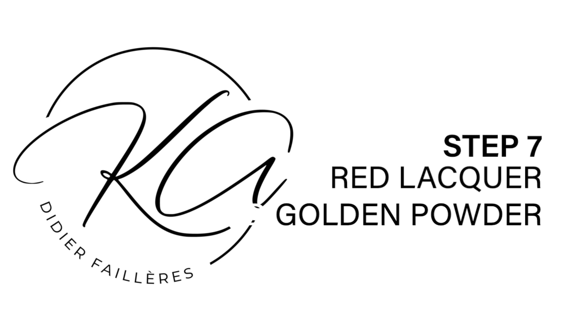 Setp n°7 Red Lacquer