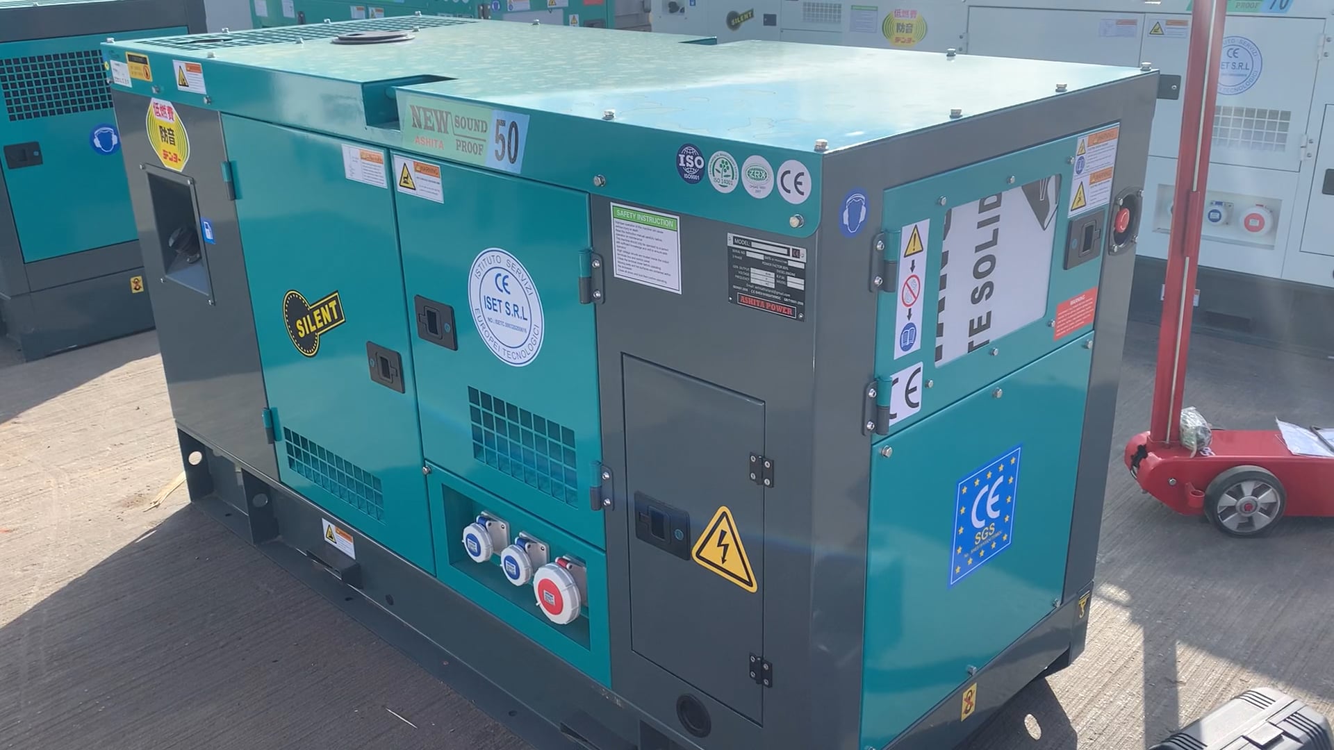 Unused Kawakenki KK-50-III-SSS 50kVA Generator - Leeds August 22 on Vimeo